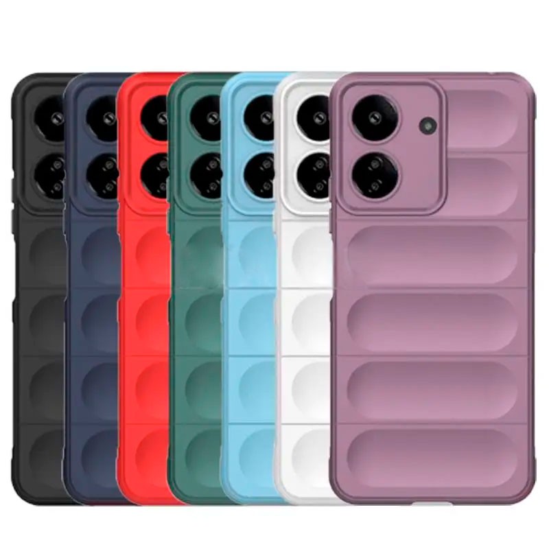 Coque en silicone noire Wave pour Xiaomi Redmi 13C - Ítem6