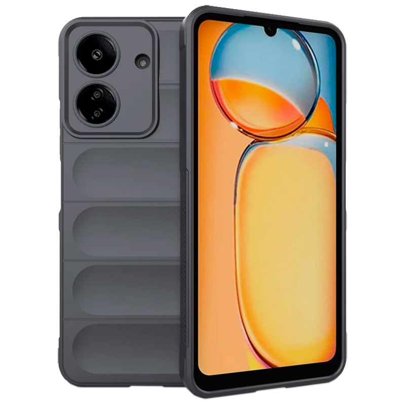 Funda de silicona gris Wave para Xiaomi Redmi 13C - Ítem