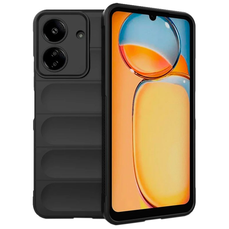 Funda de silicona negra para Xiaomi Redmi 8