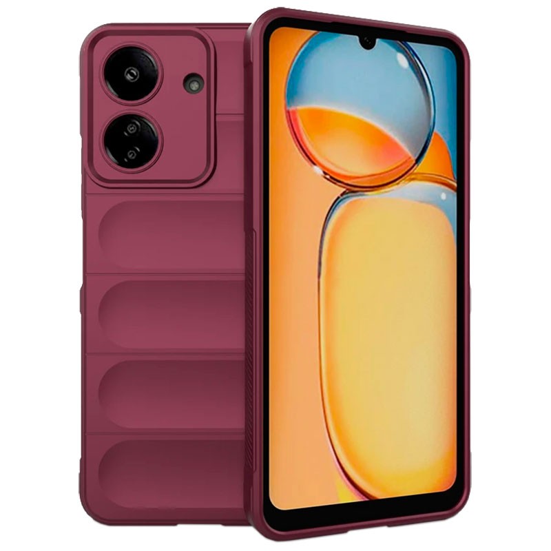 Funda de silicona borgoña Wave para Xiaomi Redmi 13C - Ítem