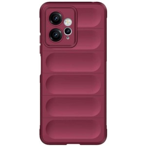 Coque en silicone bourgogne Wave pour Xiaomi Redmi Note 12 4G