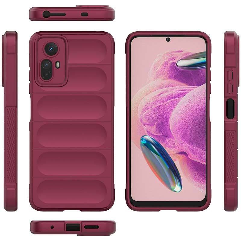 Funda de silicona borgoña Wave para Xiaomi Redmi Note 12S - Ítem1