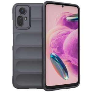 Coque en silicone gris Wave pour Xiaomi Redmi Note 12S