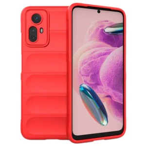 Coque en silicone rouge Wave pour Xiaomi Redmi Note 12S