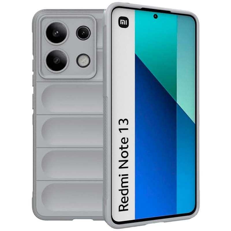 Coque en silicone gris clair Wave pour Xiaomi Redmi Note 13 4G - Ítem
