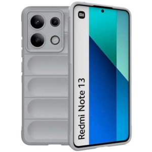 Funda de silicona gris claro Wave para Xiaomi Redmi Note 13 4G