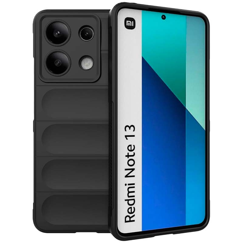 Coque en silicone noire Wave pour Xiaomi Redmi Note 13 4G - Ítem