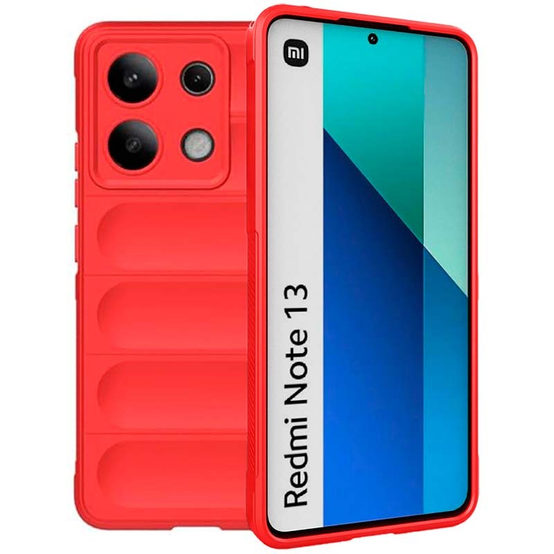 Funda de silicona roja Wave para Xiaomi Redmi Note 13 4G - Ítem