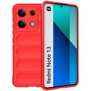 Funda de silicona roja Wave para Xiaomi Redmi Note 13 4G