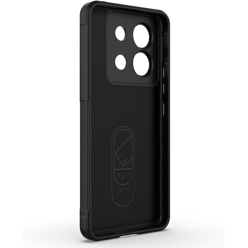 Funda de silicona Xiaomi Poco X6 Pro 5G - Wave - Gris