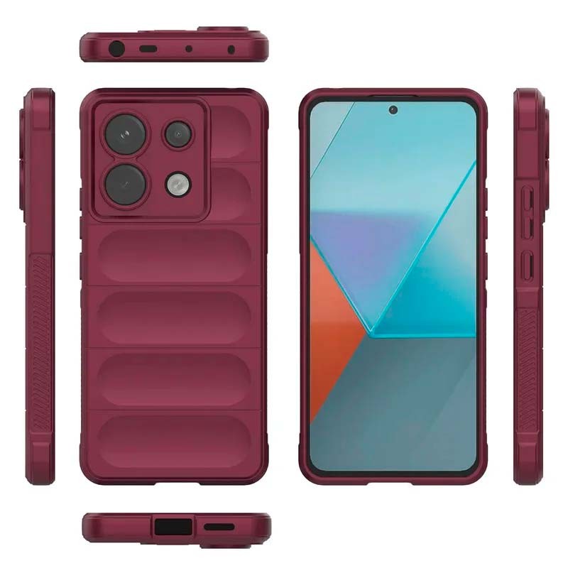 Capa de silicone borgonha Wave para Xiaomi Redmi Note 13 Pro 5G - Item1