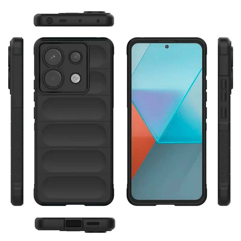 Coque en silicone noire Wave pour Xiaomi Redmi Note 13 Pro 5G - Ítem1