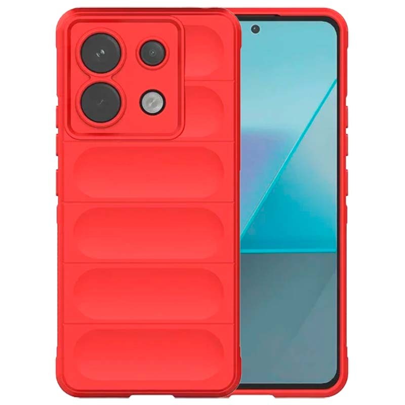 Capa de silicone vermelha Wave para Xiaomi Redmi Note 13 Pro 5G - Item