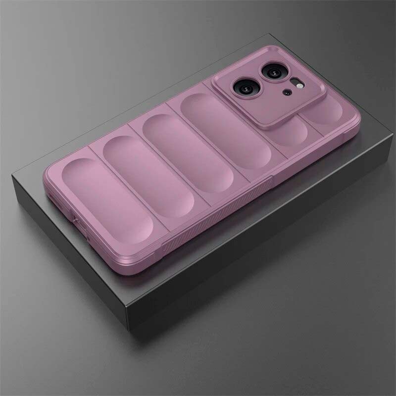  Wousunly Compatible con Xiaomi 13 Lite Funda de silicona rosa,  chapado en funda para teléfono Xiaomi 13 Lite a prueba de golpes, cubierta  delgada y suave (morado ahumado) : Celulares y Accesorios