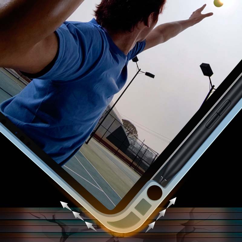 Funda negra con soporte para Stylus compatible con Xiaomi Pad 5 / 5 Pro - Ítem4
