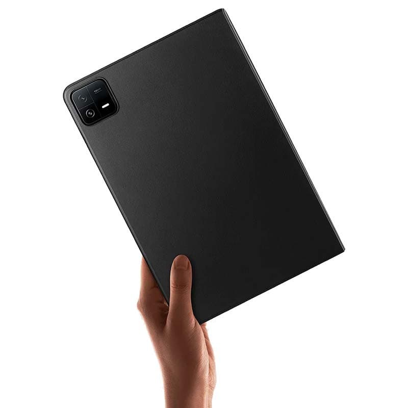 vista traseira da Capa inteligente preta para Xiaomi Pad 6