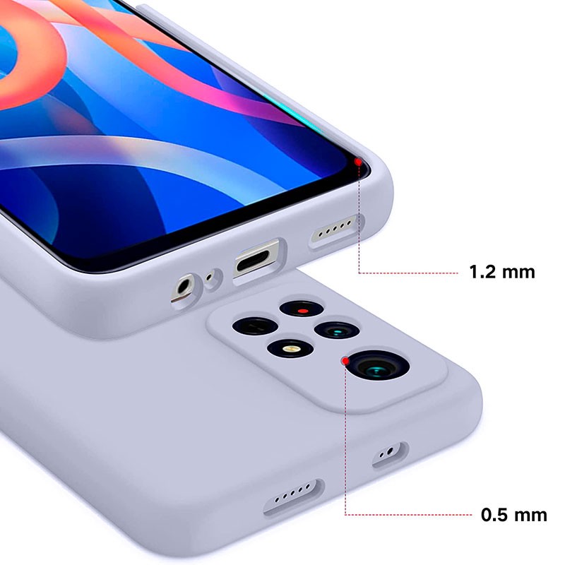 Coque Xiaomi Redmi Note 11 Pro+ 5G Square Liquid Premium Lavande - Ítem1