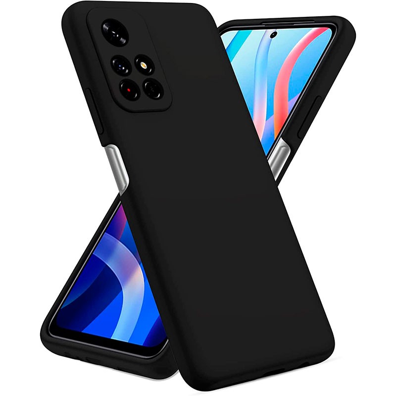 Funda Xiaomi Redmi Note 11s 5G Square Liquid Premium Negro - Ítem1