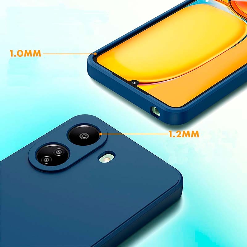 Capa Square Liquid Premium azul para Xiaomi Redmi 13C - Item1