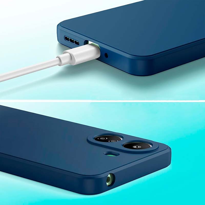 Funda Square Liquid Premium negra para Xiaomi Redmi 13C - Ítem3