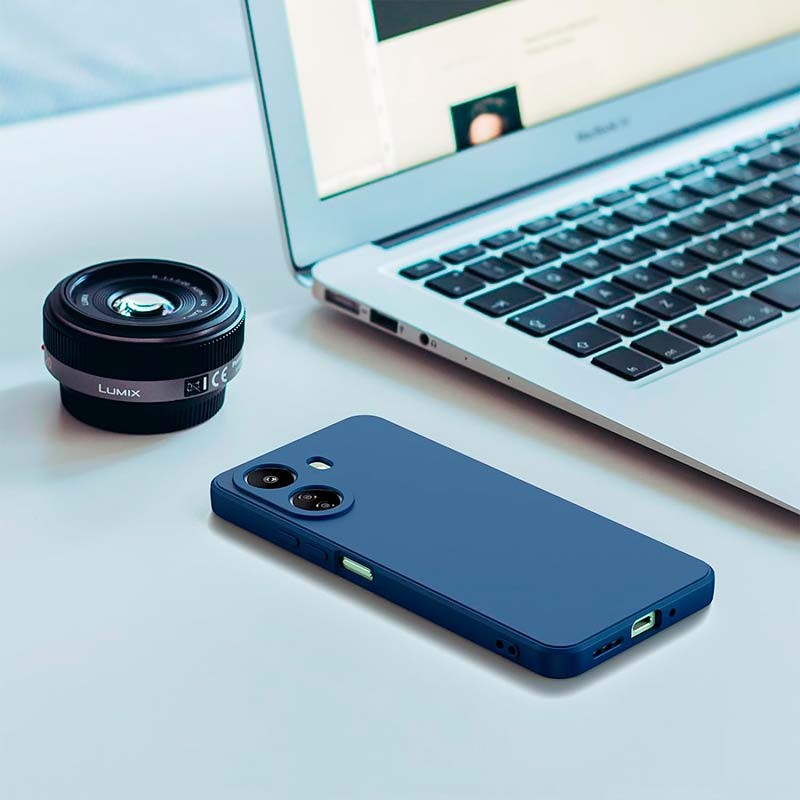 Coque Square Liquid Premium bleu pour Xiaomi Redmi 13C - Ítem5