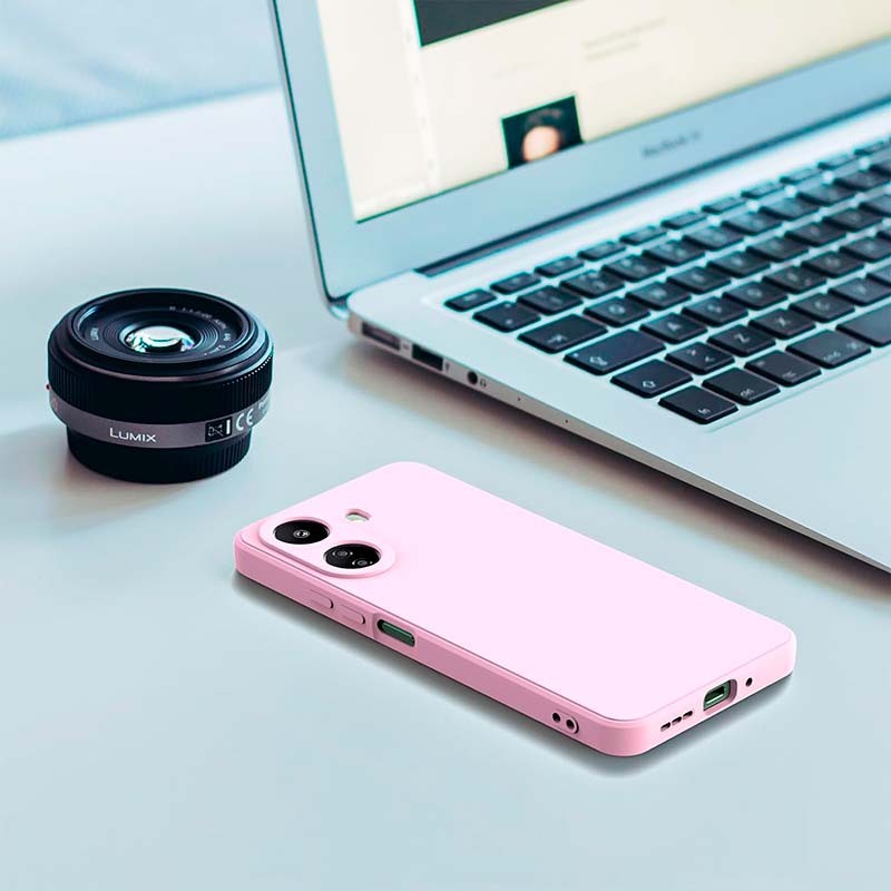 Coque Square Liquid Premium rose pour Xiaomi Redmi 13C - Ítem5