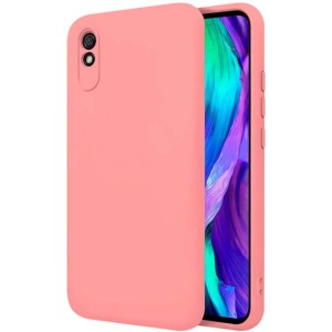 Capa Xiaomi Redmi 9A / Redmi 9AT Square Liquid Premium Rosa