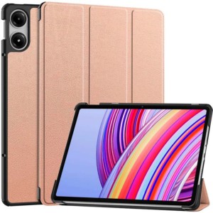 Funda Inteligente Xiaomi Redmi Pad Pro / Poco Pad 12.1 con Soporte Dorado Rosa