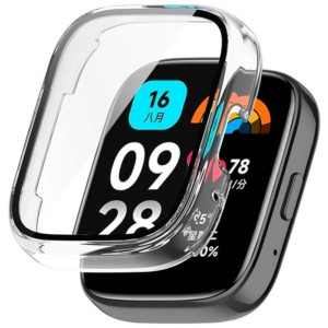 Capa PC + Vidro Temperado CXiaomi Redmi Watch 3 Active Transparente