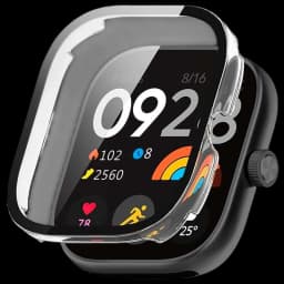 Capa PC + Vidro Temperado Xiaomi Redmi Watch 4 Transparente