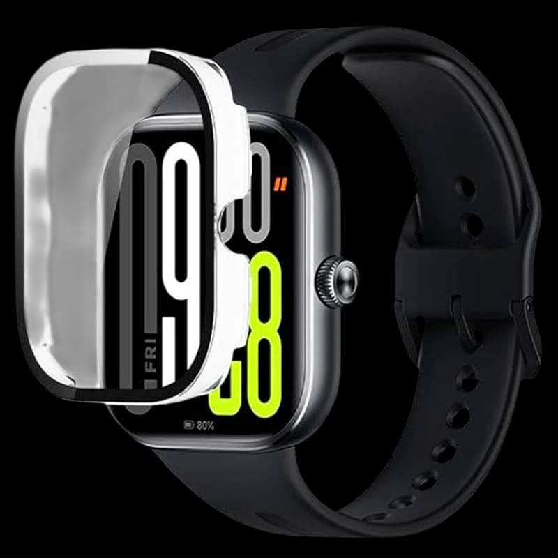 Funda PC + Cristal Templado Xiaomi Redmi Watch 5/Redmi Watch 6 Transparente