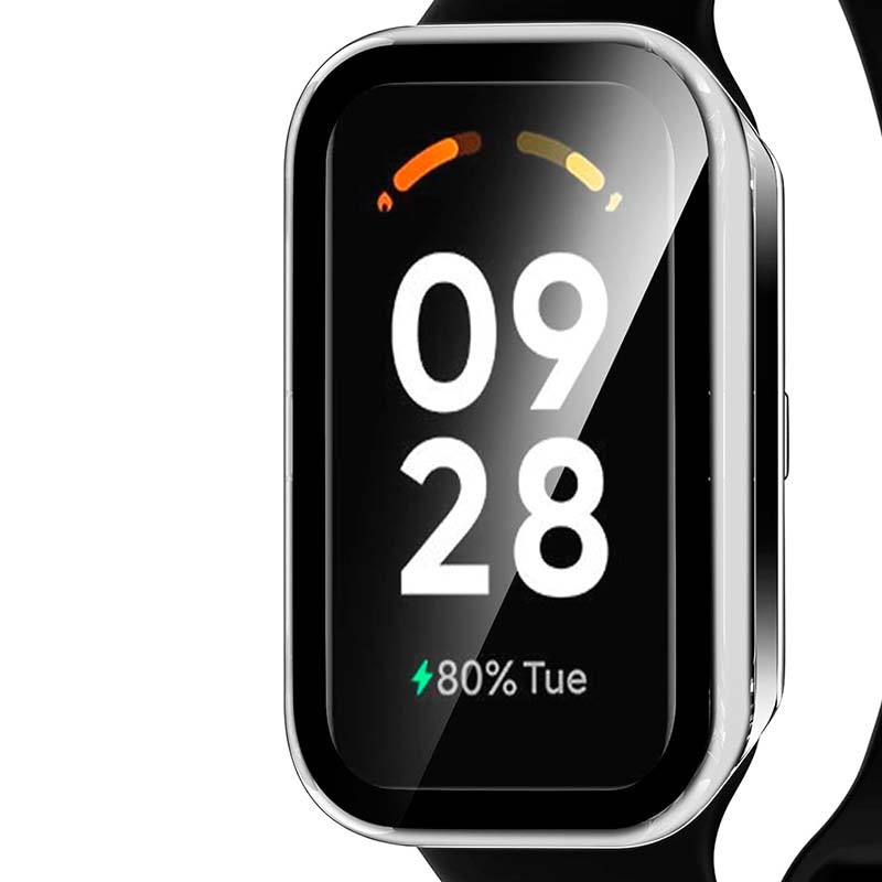 Coque PC + Verre Trempé Xiaomi Mi Smart Band 8 Active Transparent - Ítem1