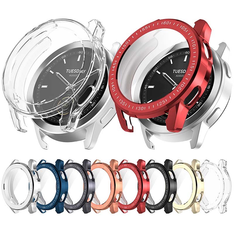 Coque Métal bleu + TPU Xiaomi Watch S3 - Ítem3