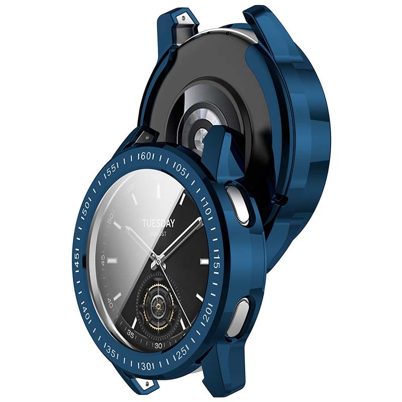 Coque Métal bleu + TPU Xiaomi Watch S3 - Ítem1