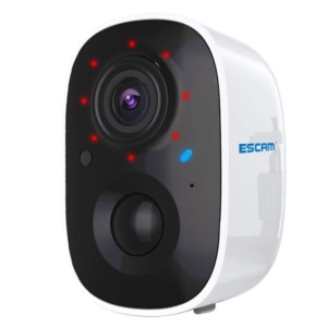 Escam G14 2MP Full HD Vision nocturne AI Reconnaissance Blanc - Caméra de surveillance