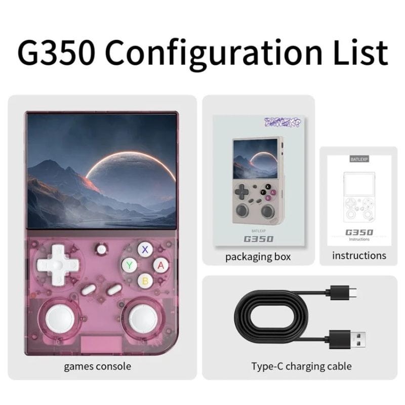 Anbernic G350 1GB/64GB Rosa - Item5
