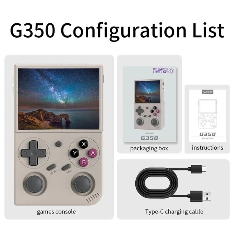 Anbernic G350 1GB/64GB Cinzento - Item5