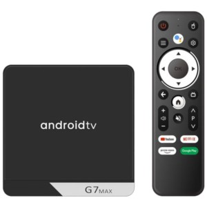 G7 Max S905X4 4 GB/32GB Dual Wifi Controle de Voz Android 11 - Android TV