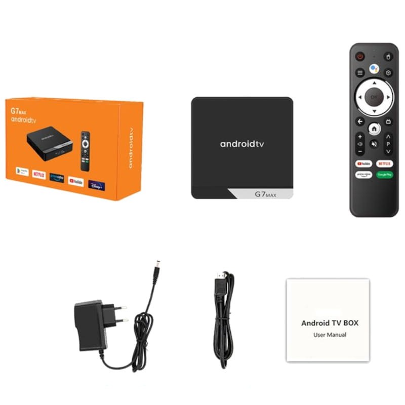 G7 Max S905X4 4Go/64Go Commande Vocale Double Wifi Android 11 - Android TV - Ítem6