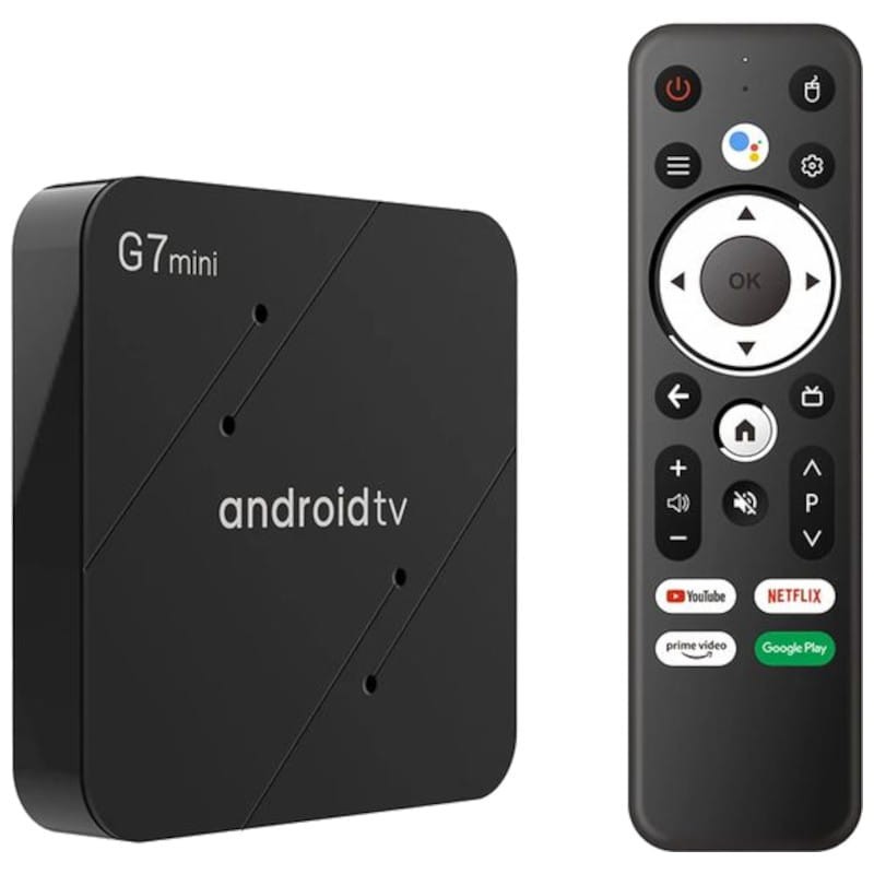 G7 Mini S905W2 2GB/16GB Dual Wifi Controle de Voz Android 11 - Android TV - Item