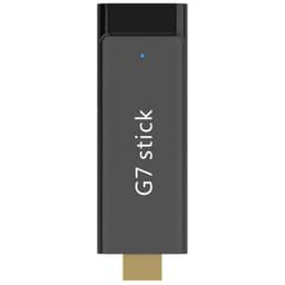 Vista frontal de G7 Stick S905Y4 2GB/16GB Dual Wifi Controle de Voz Android 11 - Android TV