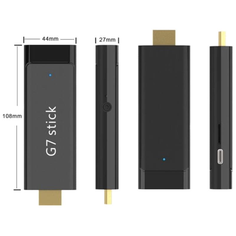 Dimensões de G7 Stick S905Y4 2GB/16GB Dual Wifi Controle de Voz Android 11 - Android TV