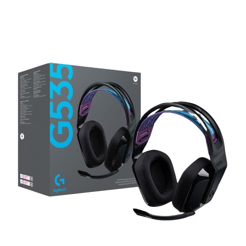 Logitech G G535 Wireless Black - Auscultadores para jogos com caixa