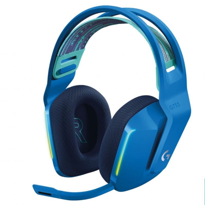 Logitech G G733 Sem fios RGB Azul - Auscultadores para jogos - Item