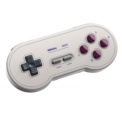 Gamepad 8BitDo SN30 GP - Bege - Conexão Bluetooth - Compatível com smartphones (Android), Raspberry Pi, computadores (Windows e macOS), Steam e Nintendo Switch - 6 modelos disponíveis - Duração máxima de 18 horas - Item