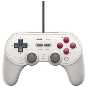 Gamepad 8bitdo SN30 Pro 2 G Classic USB Blanco