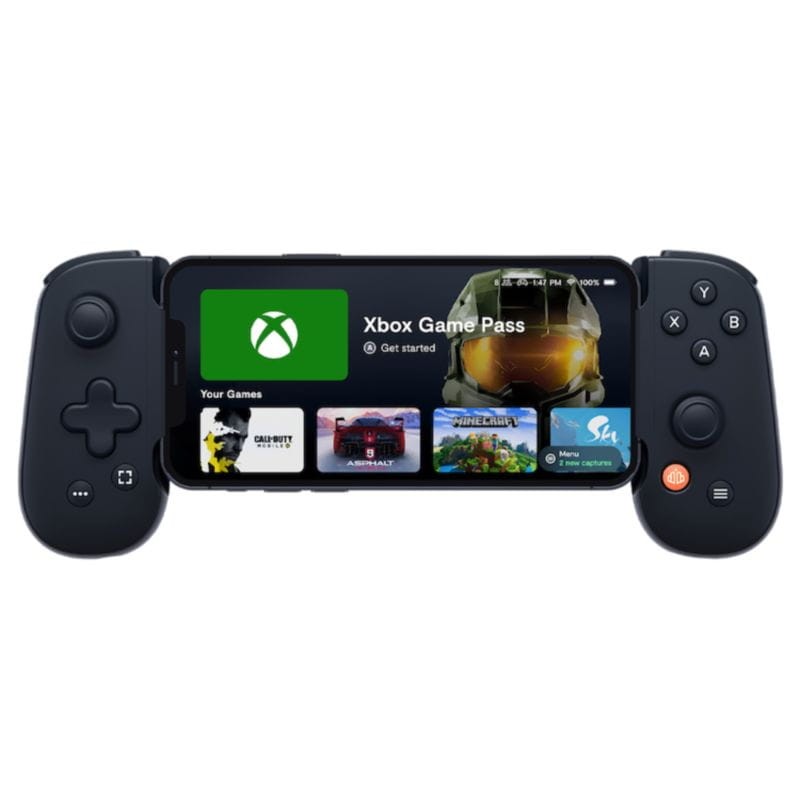 Gamepad BACKBONE One Mobile para iPhone (Lightning) Comando de jogo - Xbox Edition Negro - Item