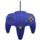 Gamepad N64 - Cor preta - Compatível com o Nintendo 64 Original - Gamepad Retro - Gamepad N64 - Conexão Original - Disponível em Cinzento, Preto, Vermelho, Azul e Verde - Item16