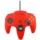 Gamepad N64 - Cor preta - Compatível com o Nintendo 64 Original - Gamepad Retro - Gamepad N64 - Conexão Original - Disponível em Cinzento, Preto, Vermelho, Azul e Verde - Item13