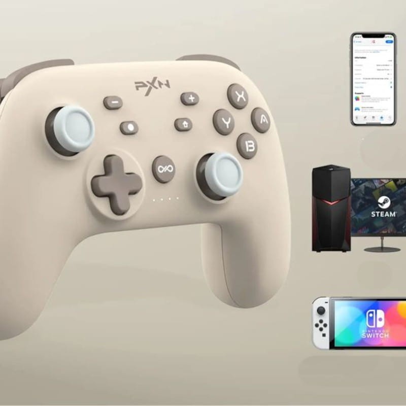 Manette PXN-P50 Bluetooth Marron - Manette Nintendo Switch/PC - Ítem1